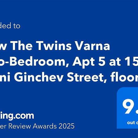 New The Twins Varna Two-Bedroom, Apt 5 At 15 Tsani Ginchev Street, Floor 3 Extérieur photo