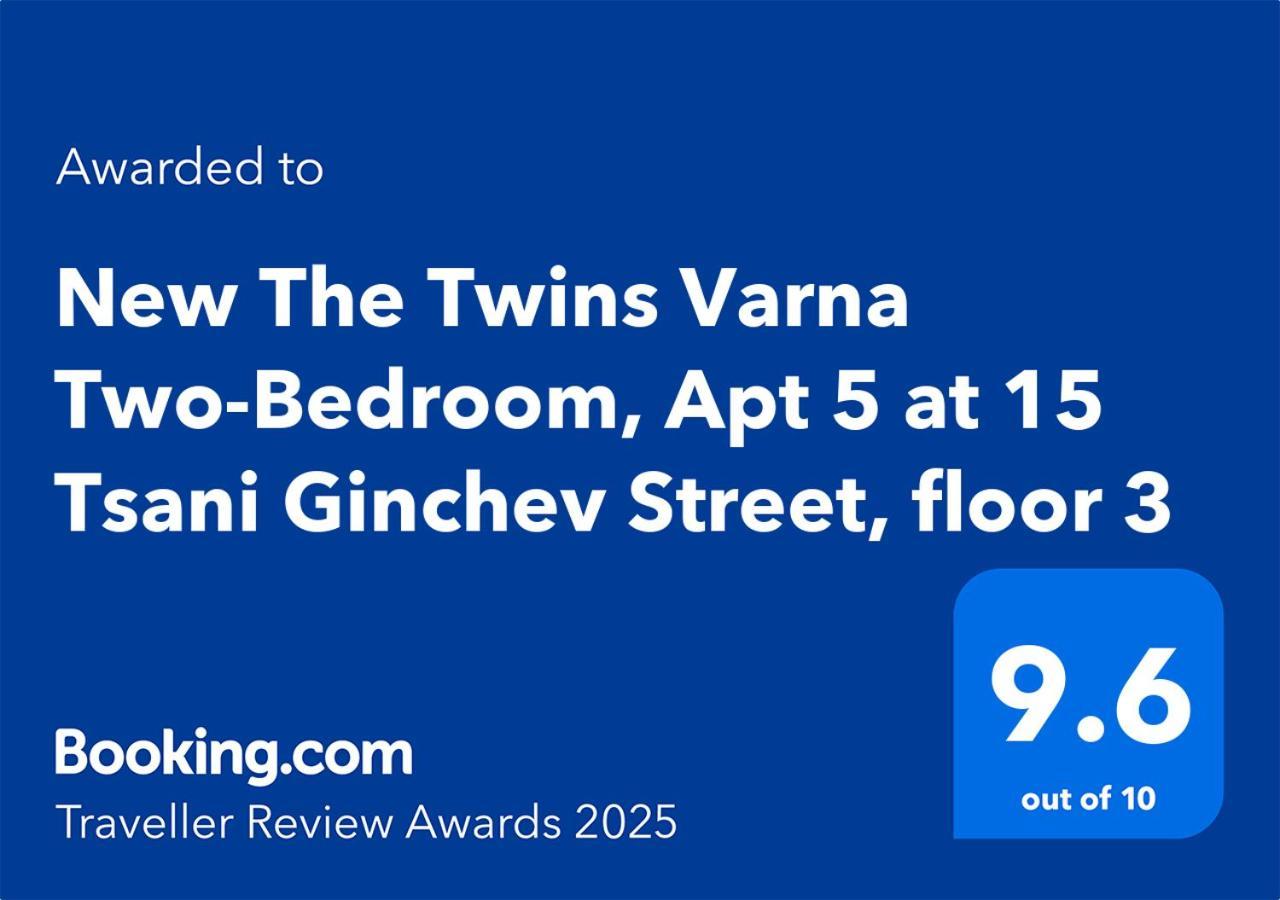 New The Twins Varna Two-Bedroom, Apt 5 At 15 Tsani Ginchev Street, Floor 3 Extérieur photo